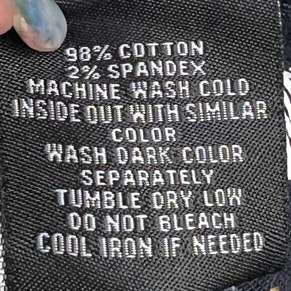 ARGONAUT NATION Men’s Distressed Black Jeans Tuxedo Stripes 36x32 - Picture 5 of 8